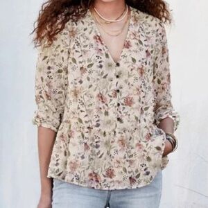 Matilda Jane Good‎ Hart GH Zilker Boho Floral Blouse Top M